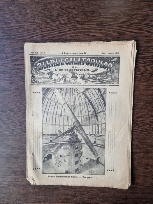 Ziarul Călătoriilor și al Științelor Populare - nr 8/1913 -