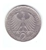 Moneda Germania 2 mark/marci 1970 D, Max Planck, stare buna, curata, Europa, Cupru-Nichel