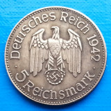 Adolf Hitler 1942 5 Reichs Mark 36mm, Europa