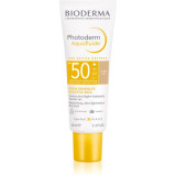 Bioderma Photoderm Aquafluid crema protectoare pentru fata SPF 50+ culoare Claire 40 ml