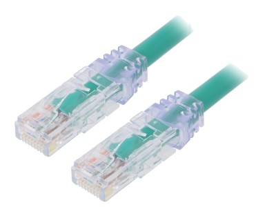 Patch cord UTP Cat6a 1m Verde foto