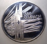 F.534 ELVETIA BATTLE OF SEMPACH 5 FRANCS FRANCI 1986