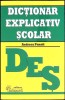 Dictionar Explicativ Scolar Andreea Panait - Editura Eduard, 2015, 671 pagini, Coperta Necartonata