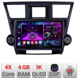 Navigatie Toyota Highlander 2007-2013 Android radio gps internet 4+64 InCell Display 1K Kit-highlander+EDT-E210-RK