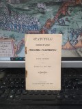 Statute Societatea Tinerimea Filantropica Turnu Severin 1899, Editie Princeps, Bibliofilie, 17 pagini