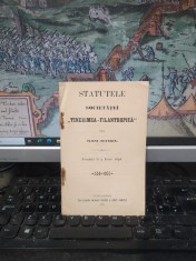 Statutele Societăței Tinerimea Filantropică din Turnu Severin fondată la 5 iunie 1898, Turnu Severin 1899, 179