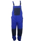 Pantalon cu pieptar albastru bleu M64 3XL