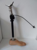 Picior ortopedic vintage, vechi, ING 27L, 57cm inaltime, 27cm lungimea talpii, pentru proiecte, instalatii, decor, etc