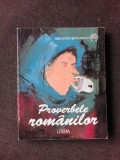 PROVERBELE ROMANILOR