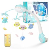 Cumpara ieftin Carusel Interactiv Multifunctional Night Bed Bell BebeLux, Rotire 360&deg;, Efecte Luminoase si Sonore, Proiector