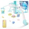 Carusel Interactiv Multifunctional Night Bed Bell BebeLux, Rotire 360&deg;, Efecte Luminoase si Sonore, Proiector