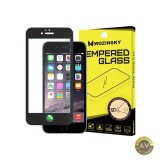 Folie de protectie Ecran WZK pentru Apple iPhone SE (2022) / SE (2020) / 8 Sticla securizata Full Glue 5D Neagra