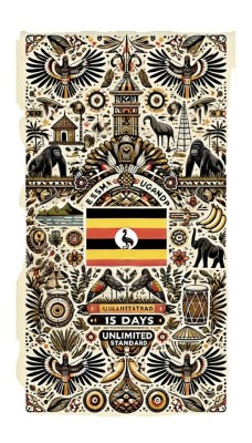 eSIM Uganda, Unlimited Standard, 15 Days foto