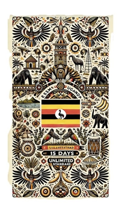 eSIM Uganda, Unlimited Standard, 15 Days