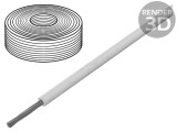 Cablu siliconic alb 1x6mm2