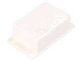 Carcasă Universală ABS Albă 48x86x26 mm