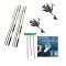 2 Lansete Feeder Bolentino, 3,90m,180 gr+2 Mulinete Glamour 6000+Suporti+Senzori