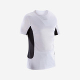 Tricou Judo Alb/ Negru Bărbați, Outshock