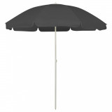 Umbrelă de plajă, antracit, 240 cm, vidaXL
