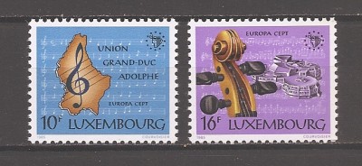 Luxemburg 1985 - EUROPA - Anul Muzicii Europene, MNH foto
