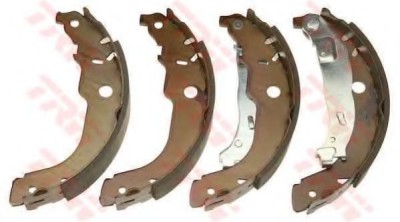 Set saboti frana PEUGEOT 207 (WA, WC) (2006 - 2016) TRW GS8731 foto