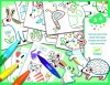 Set lucru manual si desen - Animale, Djeco