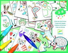 Set lucru manual si desen - Animale