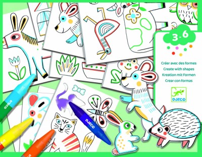 Set lucru manual si desen - Animale foto