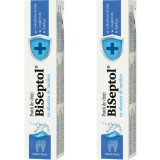 Pachet BiSeptol Pasta de Dinti cu Bicarbonat de Sodiu si Argint Ionic 75ml+75ml