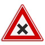 Intersecție periculoasă din aluminiu