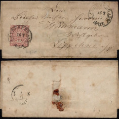 Germany North Confederation 1870 Postal History Rare Cover Landsberg DB.369