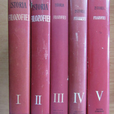 Istoria filozofiei (5 volume) 1957-1963 Editura Stiintifica