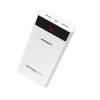 Acumulator extern PISEN LED 20000mAh, Power Bank Type C,culoare alb