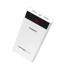 Acumulator extern PISEN LED 20000mAh, Power Bank Type C,culoare alb
