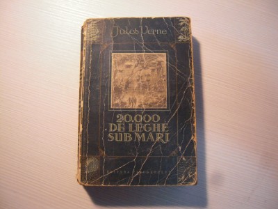 Carte: Julea Verne - 20000 de leghe sub mari, editura Tineretului, 1955 foto