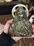 Chip fecioară bronz antika