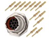 Conector Circular Amphenol RT071412PNH-K, 12 Pini, IP67, Montare Cablu, Tata, Contact Aurit