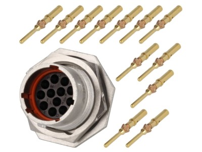 Conector circular 12 pini IP67 foto