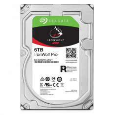 Hdd intern seagate 3.5 6tb ironwolf pro sata 600 mb/s foto