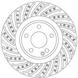 TRW DF6633S Disc frana