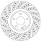 TRW DF6633S Disc frana