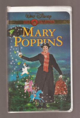 Casete video VHS - Disney , Mary Poppins - Limba Engleza foto