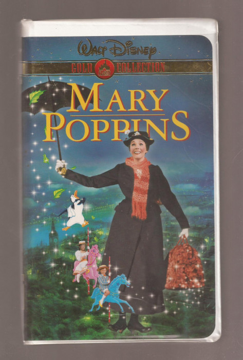 Casete video VHS - Disney , Mary Poppins - Limba Engleza