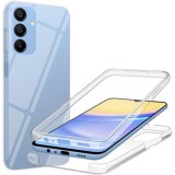 Husa 360 compatibila cu Samsung Galaxy A05s - V2 Transparent fata si spate