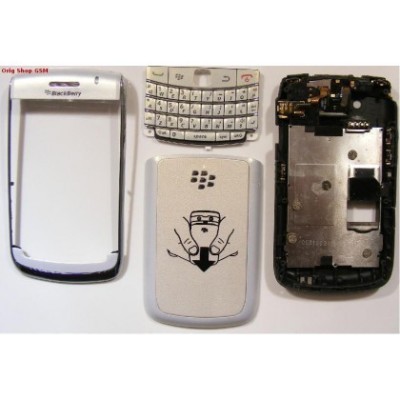 Carcasa BlackBerry Bold 9780 Completa Alb Original China foto