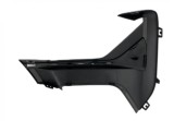 Grila bara protectie, spoiler Bmw X1 (F48), 2019-09.2022, montare fata, stanga, lucios, negru/negru; cu locas ornamente, RapidAuto
