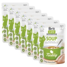 Brit Care Cat Soup with Turkey 7 x 75 g foto