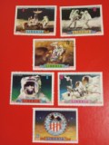 LIBERIA, SPACE - SERIE COMPLETĂ CU URME SLABE DE ȘARNIERĂ