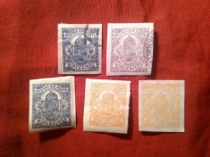 Set 5 Timbre Ungaria 1913 si 1920 stampilat si nestampilat