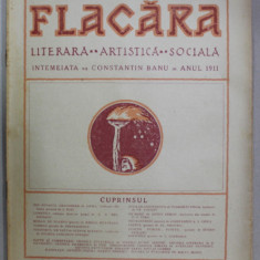 FLACARA , REVISTA LITERARA , ARTISTICA , SOCIALA , ANUL VII , NR. 38 , 22 SEPTEMBRIE , 1922